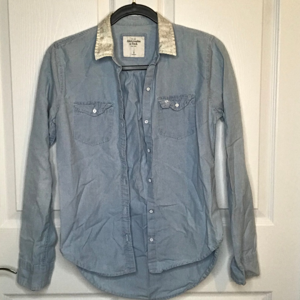 Abercrombie & Fitch Women's Long Sleeve Shirt